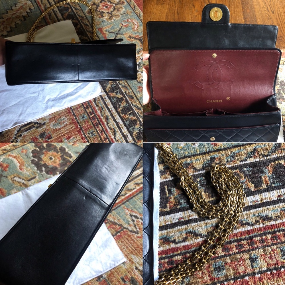 SOLD***Chanel Vintage Bijoux Chain Medium Double Flap Bag - Picture 12 of 16